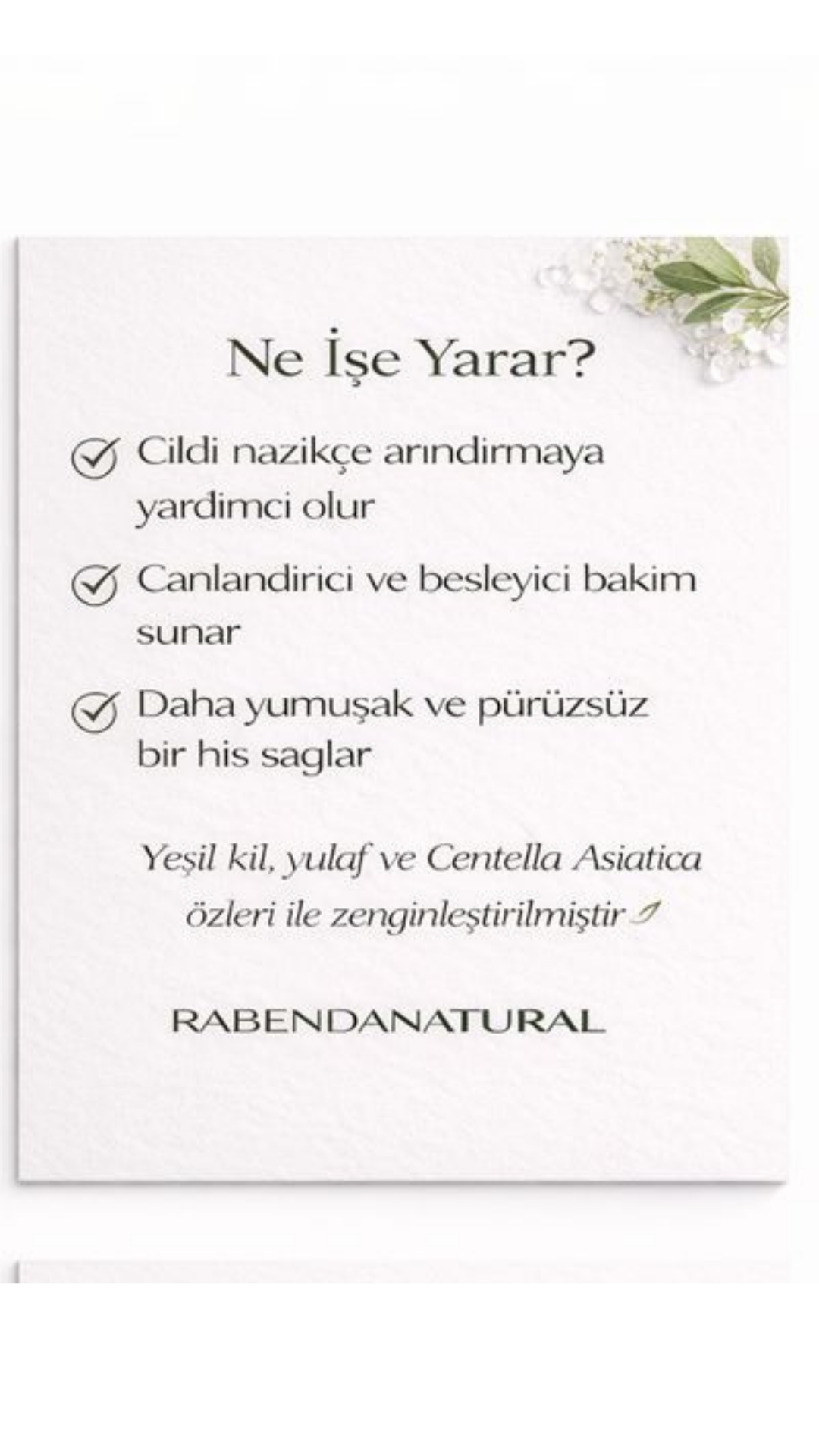 Arındırıcı Kil Maskesi doğal gözenek temizleyici yüz maskesi