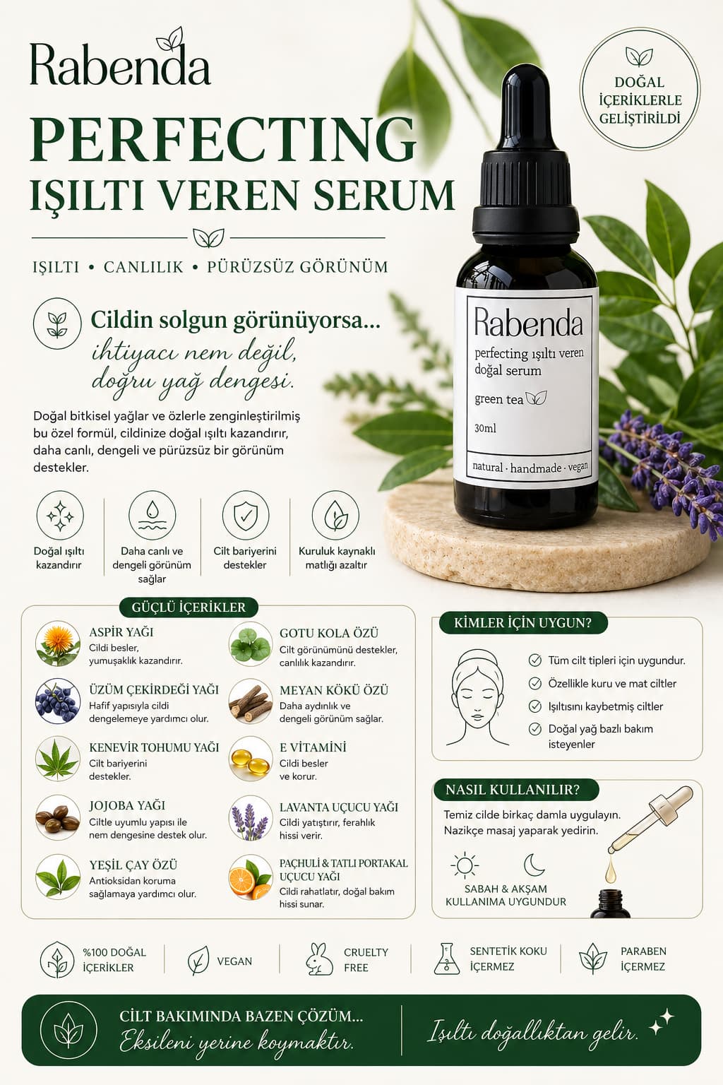 Çok Kuru & Hassas Ciltler İçin Nem Seti - Rabendanatural
