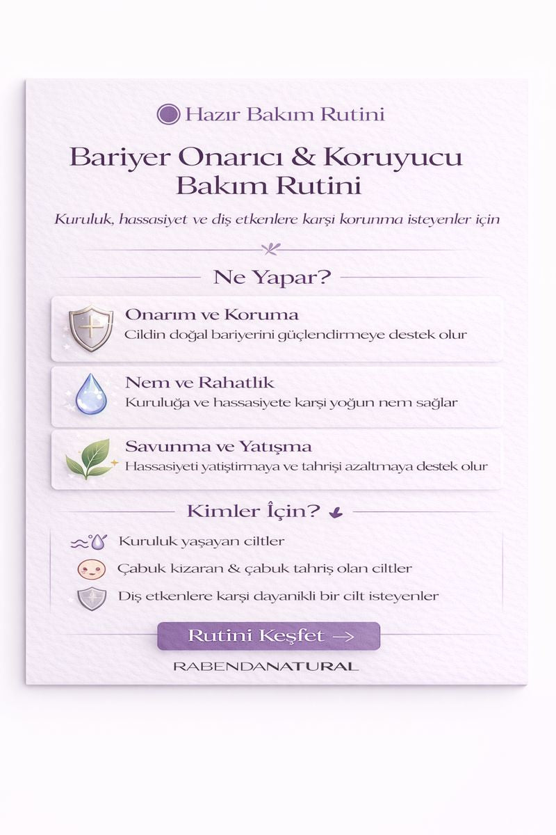 Bariyer Onarıcı Koruyucu Bakım Rutini hassas cilt tam bakım seti
