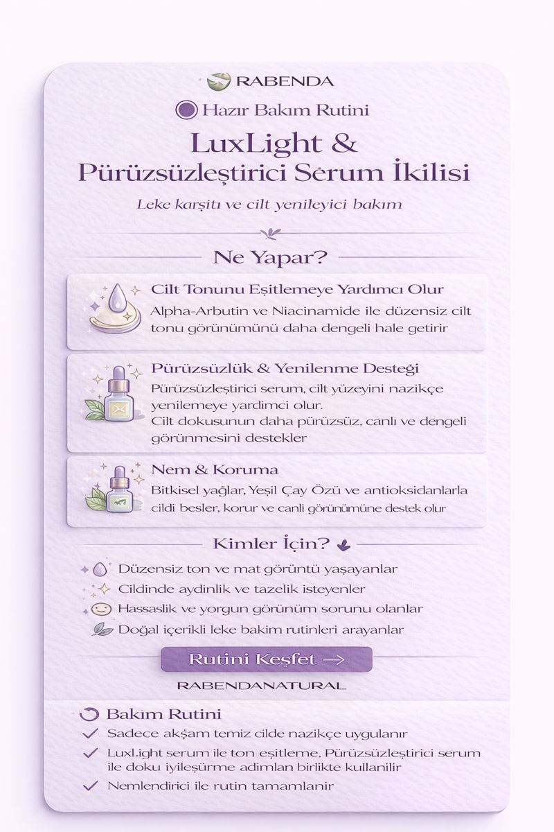 Karma Ciltler İçin Leke Seti akne gözenek bakım üçlü set