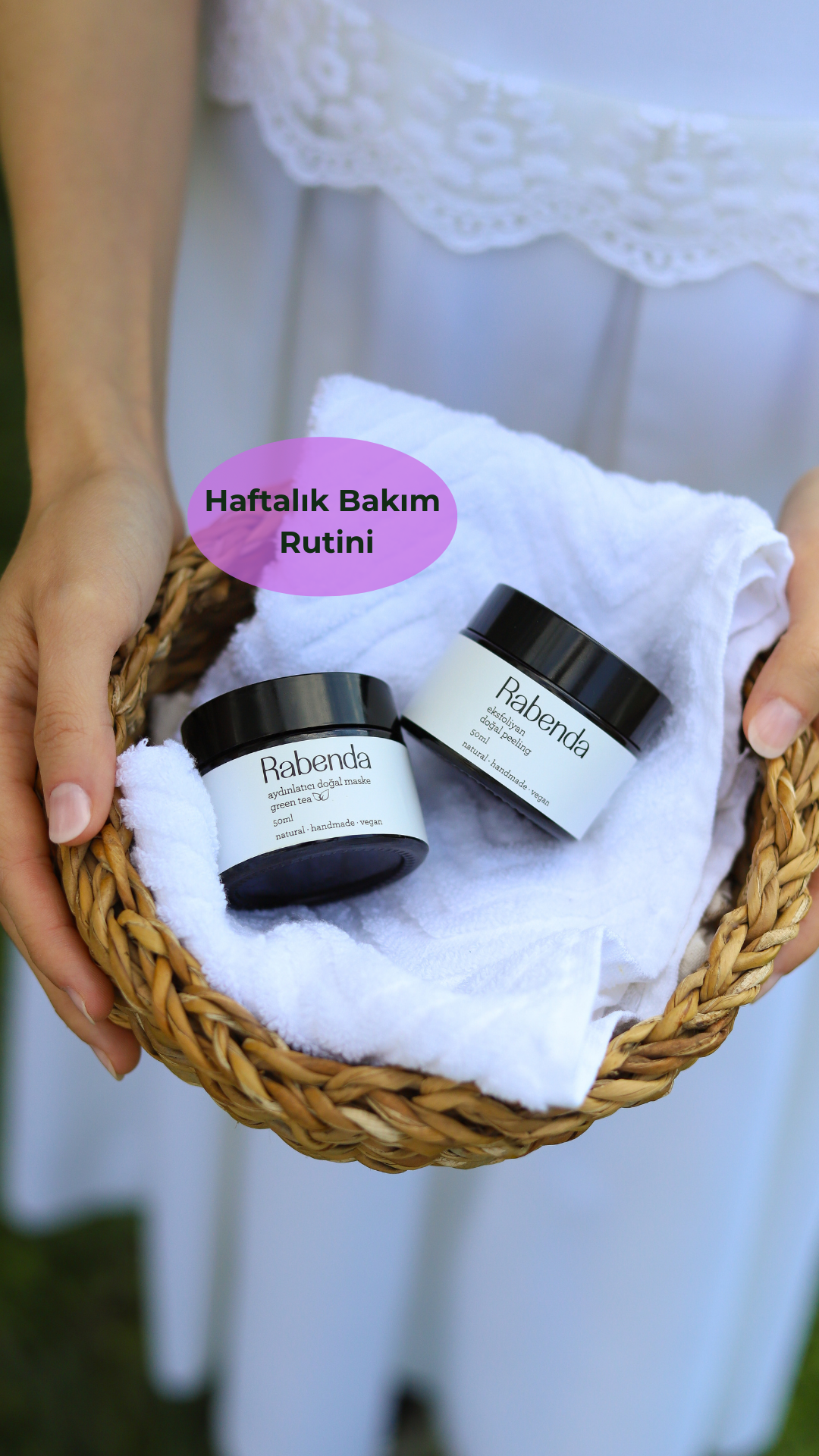 Avantajlı Haftalık Bakım Rutini doğal cilt bakım seti
