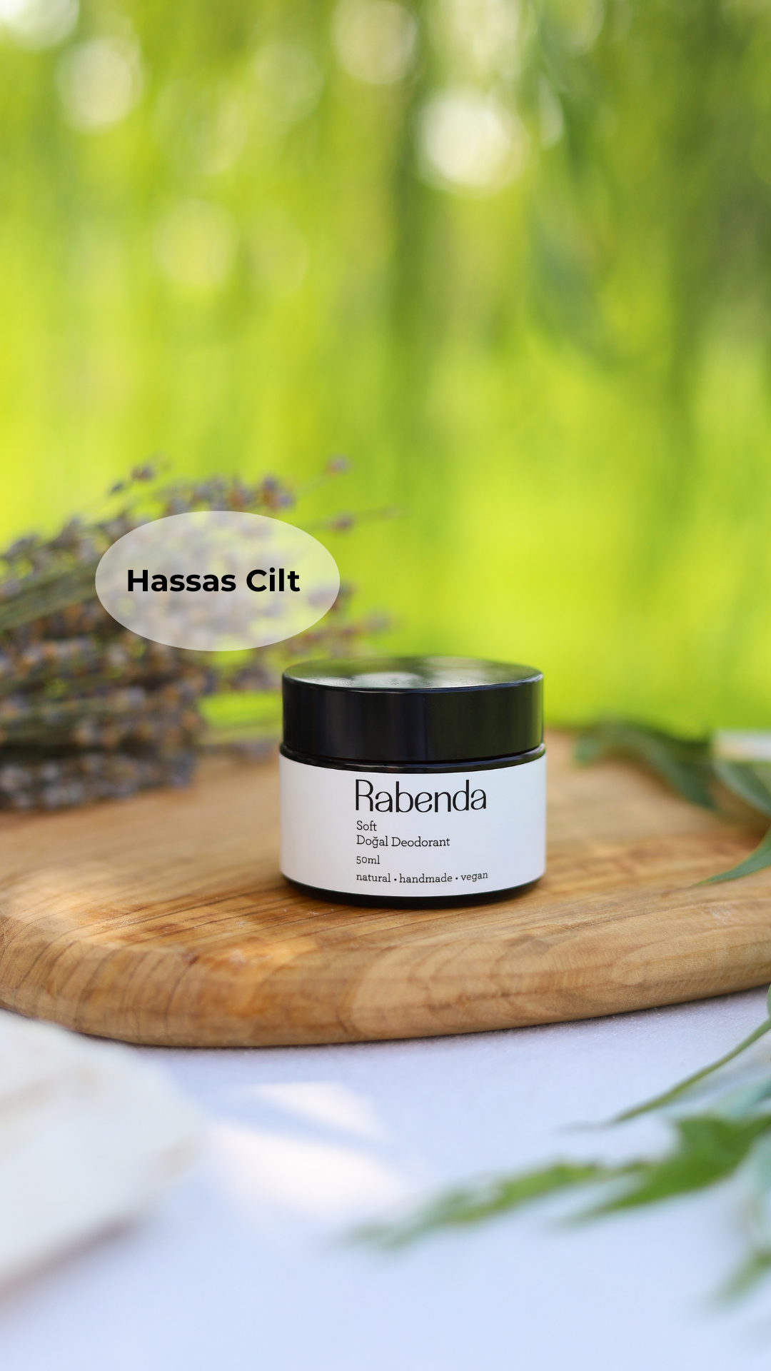 Soft Doğal Deodorant hassas ciltler için alüminyumsuz
