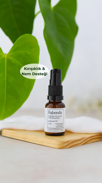 Göz çevresi kırışıklık karşıtı krem BrightEyes doğal bakım ürünü